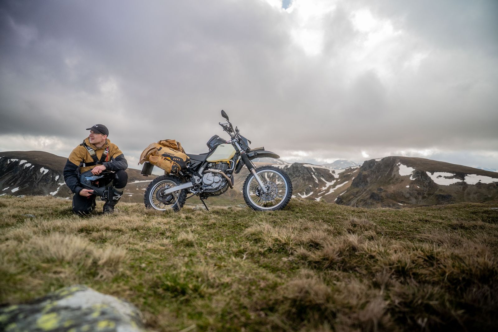 Climbing the Transalpina highway in Romania